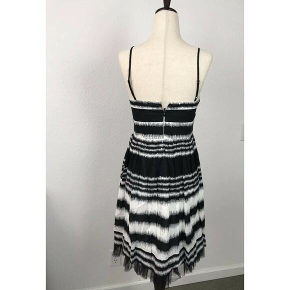 BCBGMaxAzria Pleated Tank Dress Sequin Tulle - Picture 7 of 11